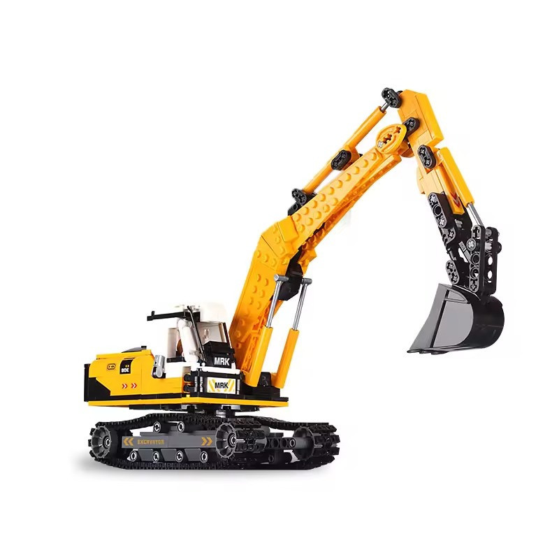 Конструктор дитячий.Екскаватор ігровий.Будівельна техніка на 722 деталі Кам'янець-Подільський - фото 2