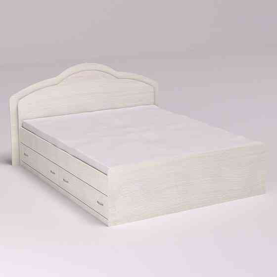 Кровать Диана двуспальная с 2-мя ящиками, Дуб Шамоні Світлий, 2035х1610х1030 Львов