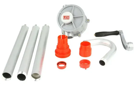 Ручний насос LEX LXFPA125, алюміній, для заправки пального і мастила, Чехія Львів