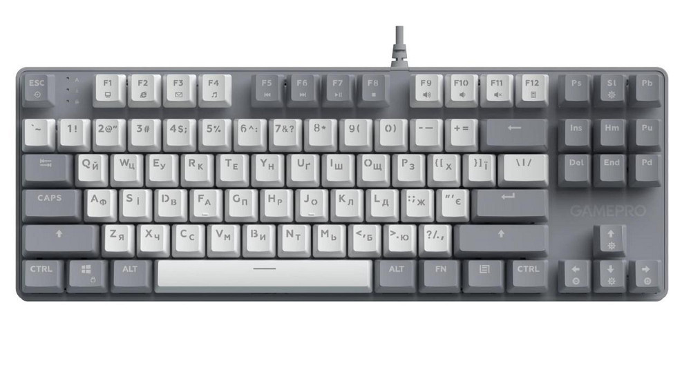 Клавиатура GamePro Genesis Metallic MK110G Outemu Red Swithes USB Gray ( 17405 ) Харків - фото 6