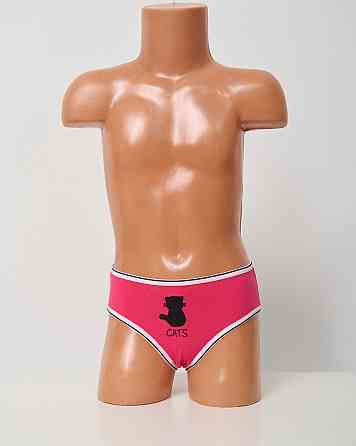 Детские трусики для девочки цветной микс с котиками (5шт в уп) Nicoletta 140712 2-3 Киев