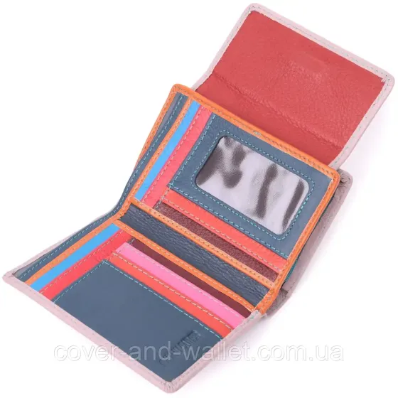 Модный кошелек для женщин розового цвета среднего размера ST Leather Киев