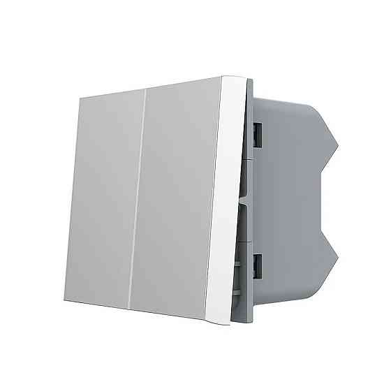 LIVOLO 2-клавішний прохідний вимикач LIVOLO, сірий, модуль без рамки (VL-FCMKS-1IP) Коломия