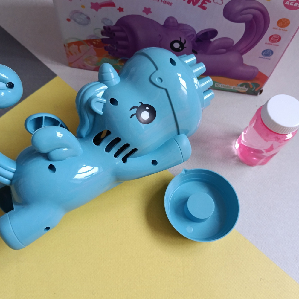 Генератор мильних бульбашок на батарейках у формі Єдинорога Київ - фото 1