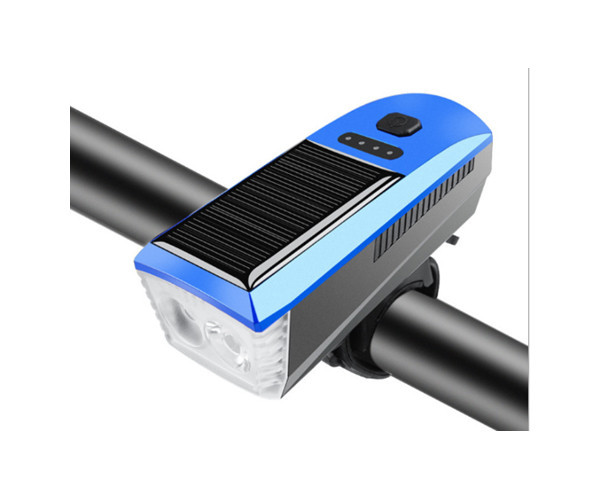 Ліхтар велосипедний із сигналом на сонячній батареї Feel Fit DEN-061 Бровари - фото 1