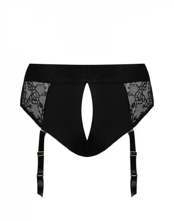 Мереживні трусики для страпона з підв’язками для панчіх Strap-On-Me DIVA HARNESS - XS Львів