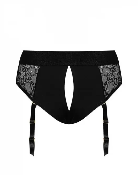 Мереживні трусики для страпона з підв’язками для панчіх Strap-On-Me DIVA HARNESS - XS Львів - фото 4