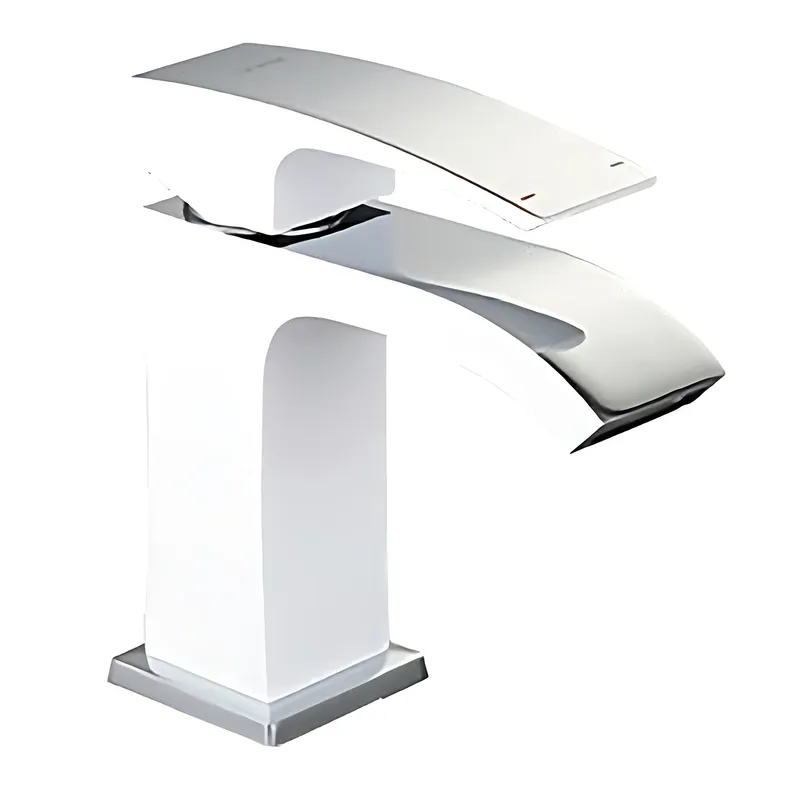 Смеситель для умывальника Koer KB-12007-04 хром с белым (KR5151) Харьков - изображение 1