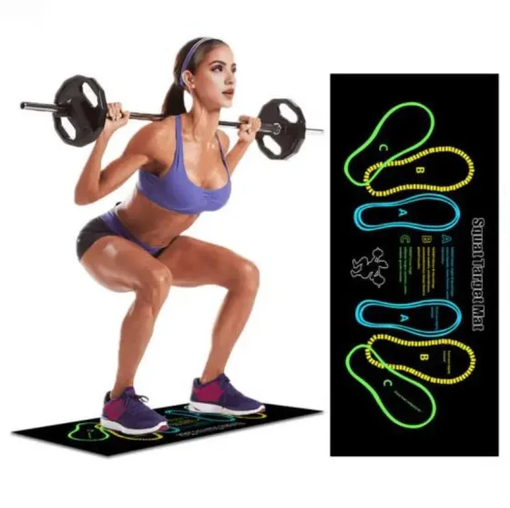 Коврик для упражнений Clefairy идеально подходит для приседаний с направляющей для стоп Коломия