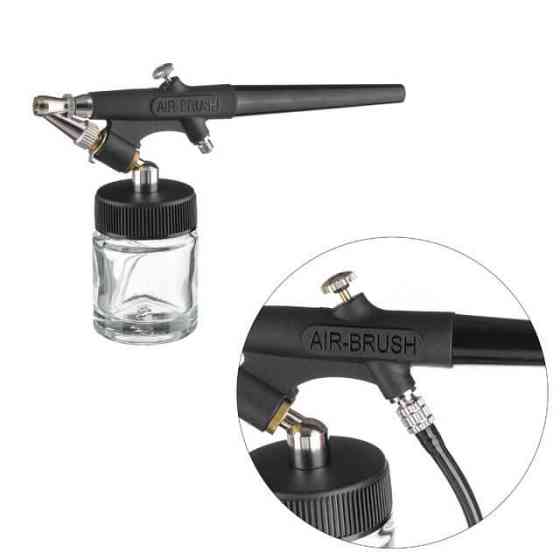 Аэрограф мини, 1-3,5 бар, до 60 L/min, набор аксессуаров INTERTOOL PT-1503 Киев