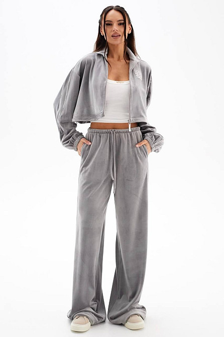 Жіночий стильний велюровий костюм двійка Одеса - фото 2