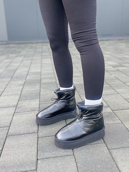 ITTS Угги жіночі ITTS чорні плащівка зимові 37-41 (5889-20-8) Коломия - фото 4