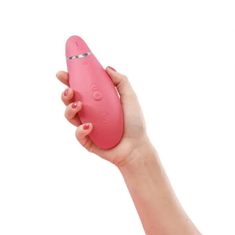 Вакуумный клиторальный стимулятор Womanizer Premium 2 Respberry Sex Aura Киев - изображение 4