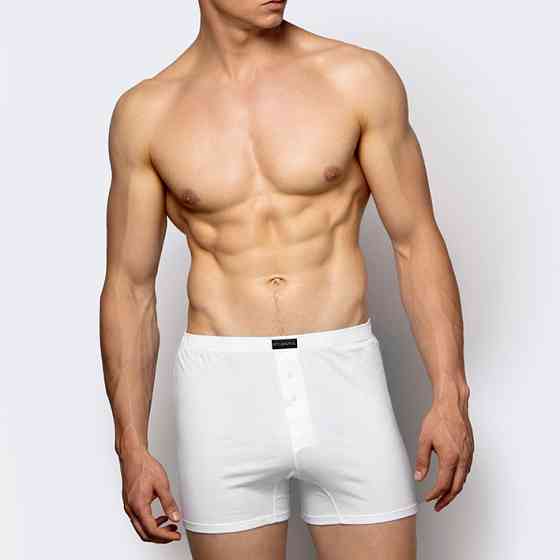 Трусы мужские боксеры Basic Atlantic 2BMB-003 Белый, XL Киев