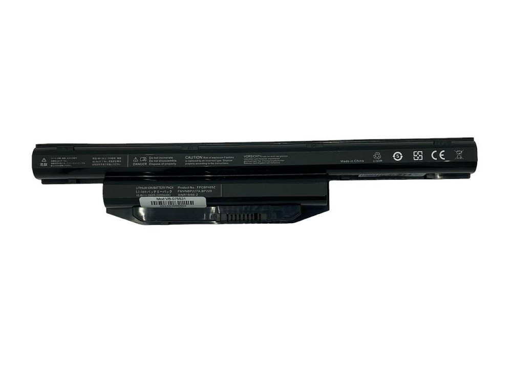 Аккумулятор для ноутбука Fujitsu-Siemens BP229 LifeBook FMVNBP229 10.8V Black 5200mAh OEM Вінниця - фото 1