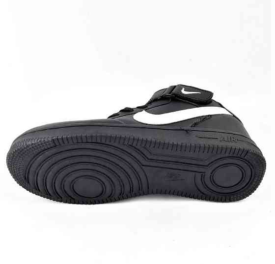 Кросівки Nike Чорні Високі Чоловічі Найк Форси (розміри: 45) Відео Огляд Дніпро