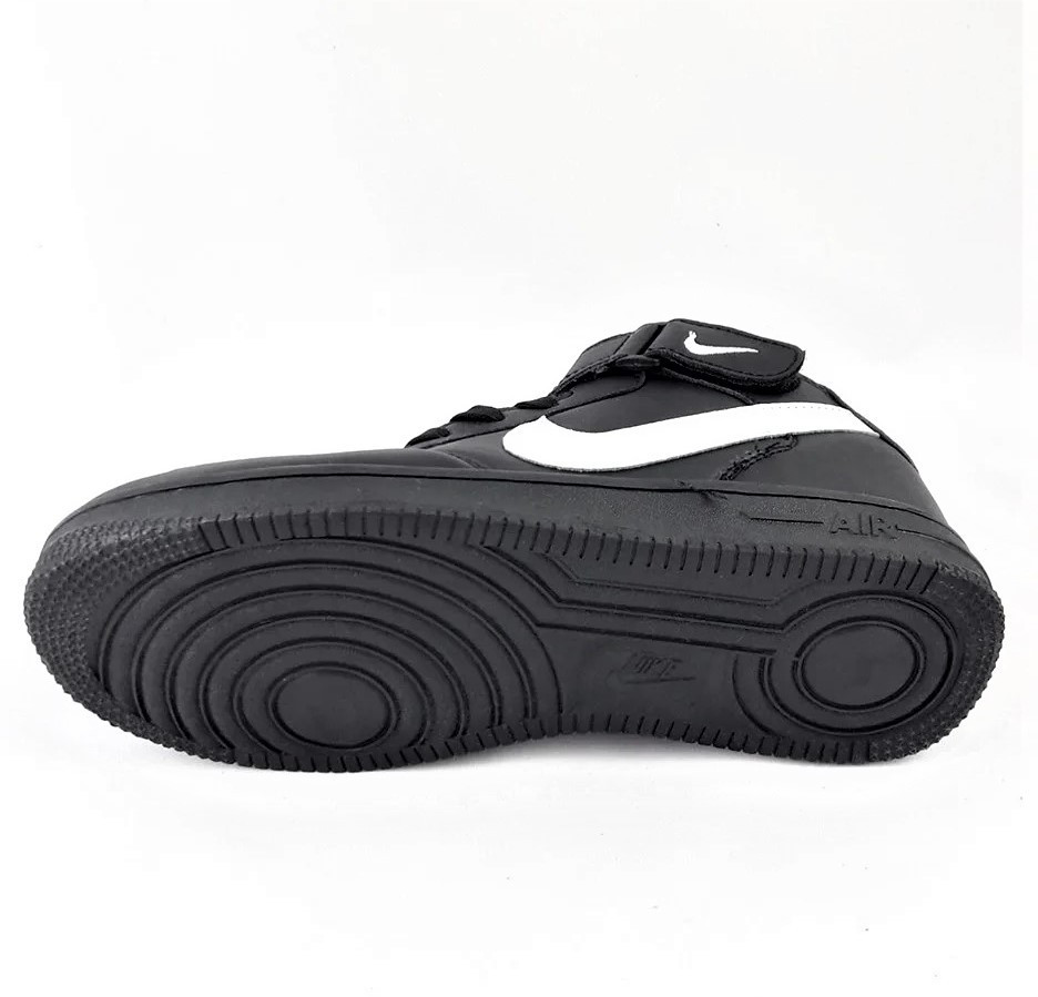 Кроссовки Nike Черные Высокие Мужские Найк Форсы (размеры: 45) Видео Обзор Днепр - изображение 4