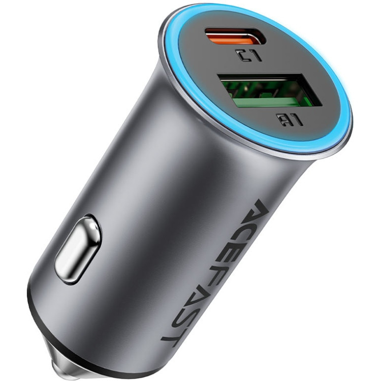 Автозарядка 2xUSB 95W (USB-C + USB-A) B16 Acefast Винница - изображение 1