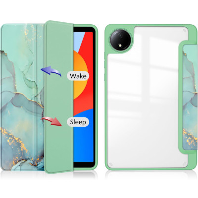 Чехол для планшета BeCover Soft Edge TPU Xiaomi Redmi Pad SE 8.7" Green Marble (712574) Винница - изображение 4