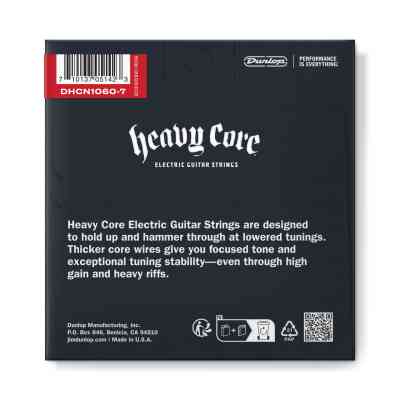 Струни для гітари Jim Dunlop Heavy Core Electric Guitar Strings 10-60 | 7-String (DHCN1060-7) Вінниця
