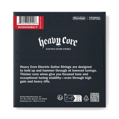 Струни для гітари Jim Dunlop Heavy Core Electric Guitar Strings 10-60 | 7-String (DHCN1060-7) Вінниця - фото 2