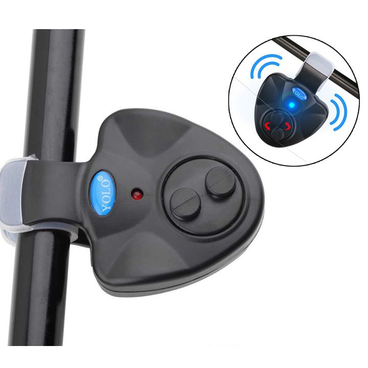 Електронний сигналізатор клювання Yolo на вудку світлозвук IB-44 Львів - фото 1