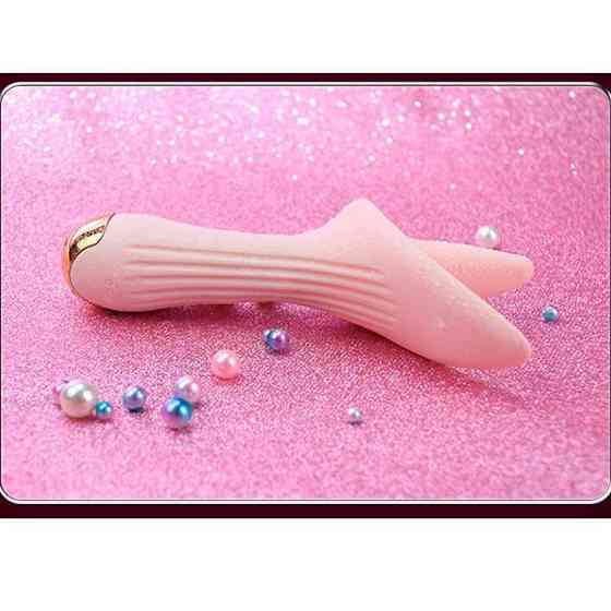 Вібратор лізун Flower Tongue USB - Світло-рожевий - Вібратори Вінниця