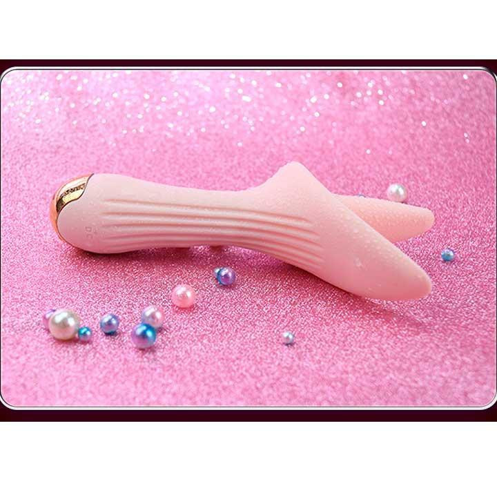 Вібратор лізун Flower Tongue USB - Світло-рожевий - Вібратори Вінниця - фото 4