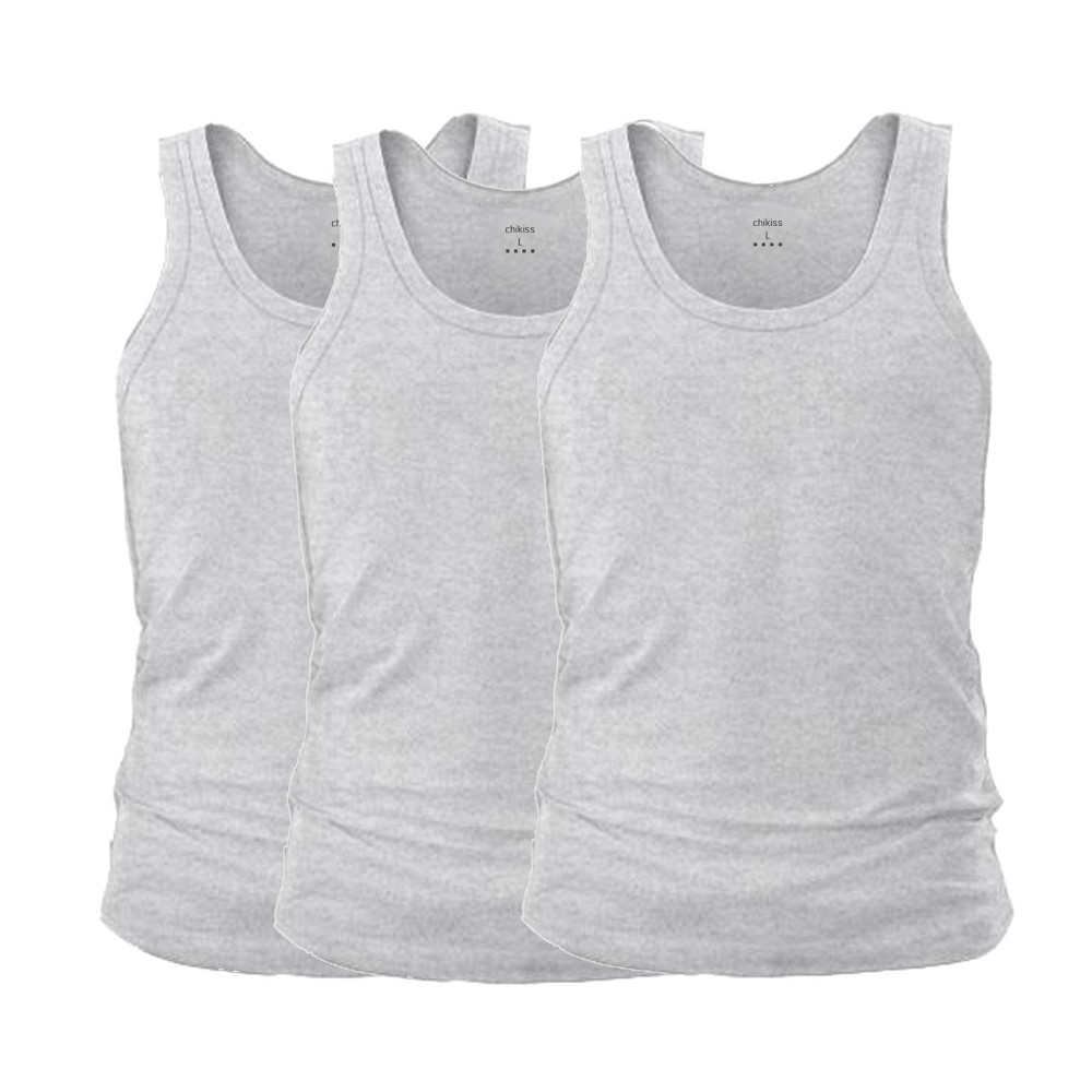 Набор мужских маек из хлопка Lans L 11.005 Серый, XL Киев - изображение 1