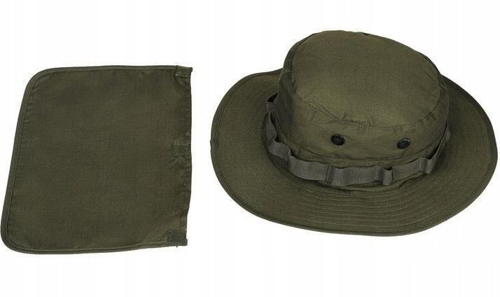 Тактична Британська Панама із захистом для шиї Mil-Tec від Sturm "Rip Stop" Olive (12326101) Розмір XL "63 см Нововолинськ - фото 6