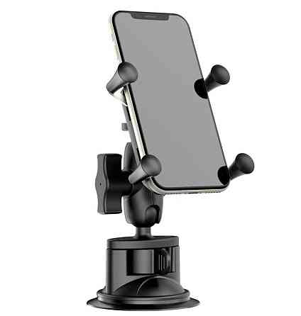 Кріплення на мотоцикл для GoPro DJI Action Insta360 дзеркало кермо присоска AC Prof HQS-B68 Київ