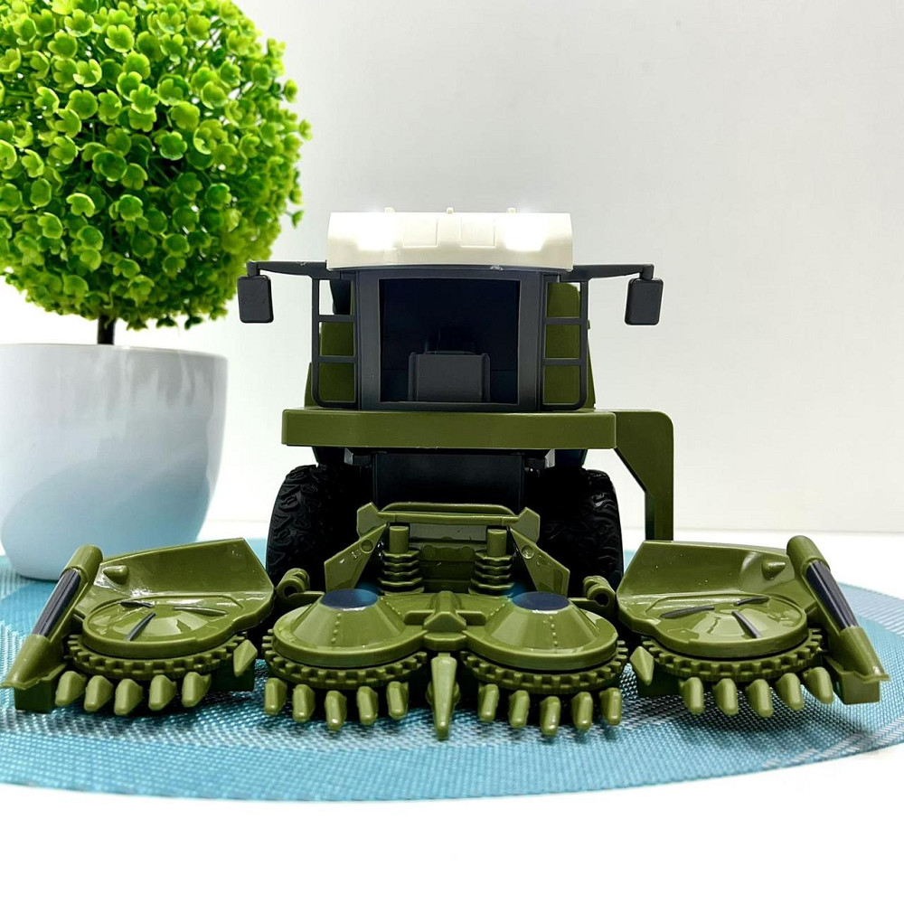 Комбайн на радіокеруванні LIMO TOY з гумовими колесами 21 см Зелений (M 4949) Чернігів - фото 4
