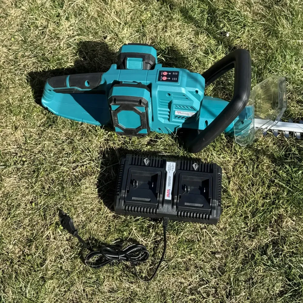 Кусторез ALFA ALCHT-2B – аккумуляторный, с 2 батареями Li-ion 21В Львов - изображение 9