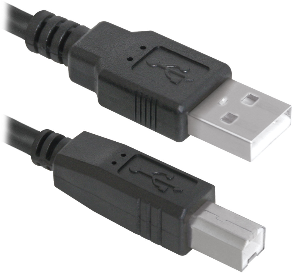 Кабель USB 2.0 AM-BM, 3.0 м, USB04-10 Defender Вінниця - фото 1