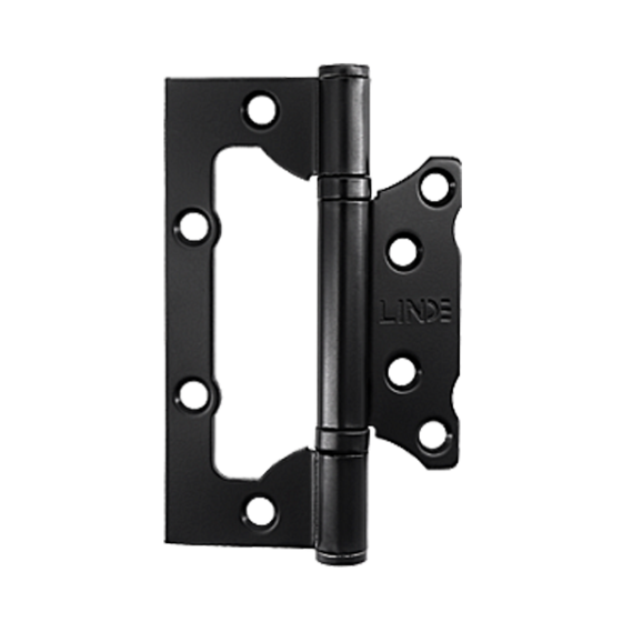 ЗАВИСА ДЛЯ ДВЕРЕЙ УНИВЕРСАЛЬНАЯ НЕВРЕЗНАЯ УЗКА HB-100S BLACK ЧЕРНА Киев