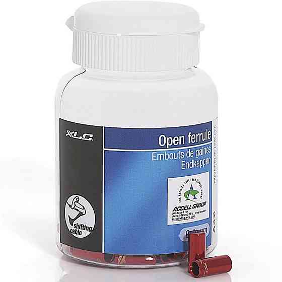 Наконечники для переключателей на рубашки XLC SH-X07, ø4.0мм, 50шт, красный Киев