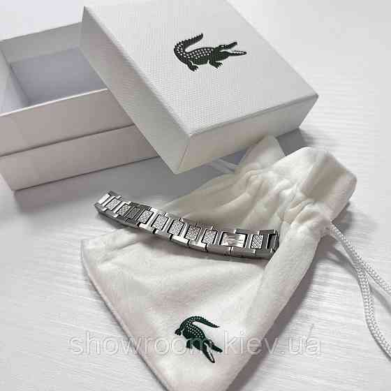 Чоловічий фірмовий браслет Lacoste, Лакоста (40188) Київ