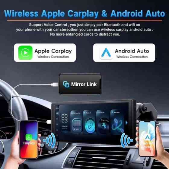 Автомобільний мультимедіа монітор 10.26'' T26D (1 камера) Auto CarPlay Bluetooth FM Вінниця