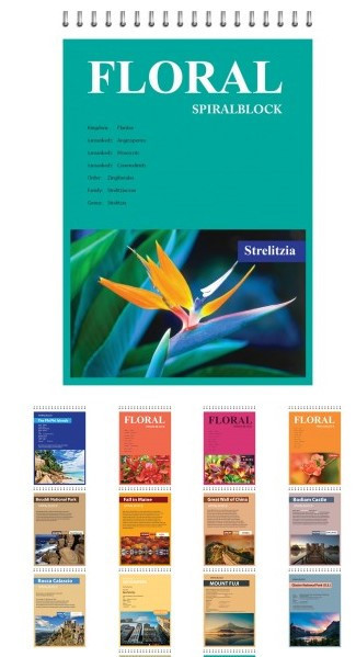 Блокнот A5/80арк. "Графіка""KRAFT COLOR" # верхня спіраль, KF5280K, шт Київ - фото 1