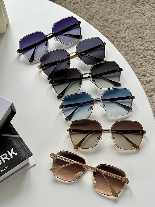 Женские очки Louis Vuitton 🔥 с металлической оправой MasterSem Киев - изображение 4