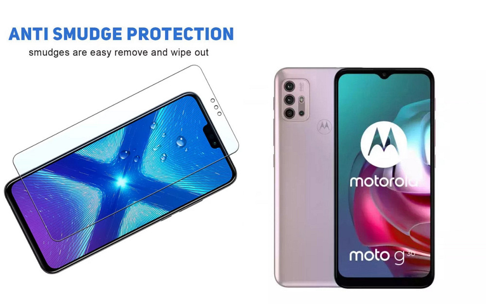 Защитное стекло NeoGlass для Motorola Moto G30 XT2129 – ультрапрозрачное и устойчивое Киев - изображение 3