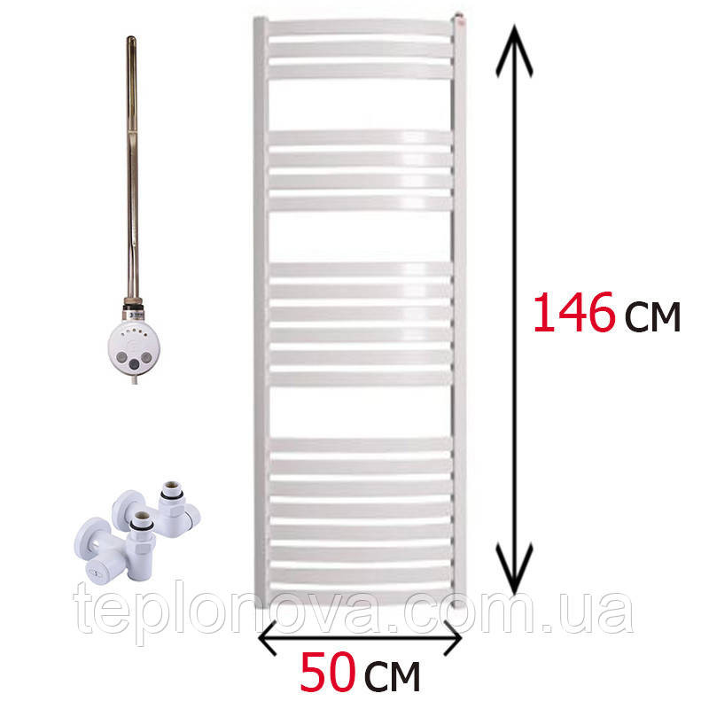 Комбінована Рушникосушка Плоска Біла 1460х500 Terma Dorota Чернівці - фото 1