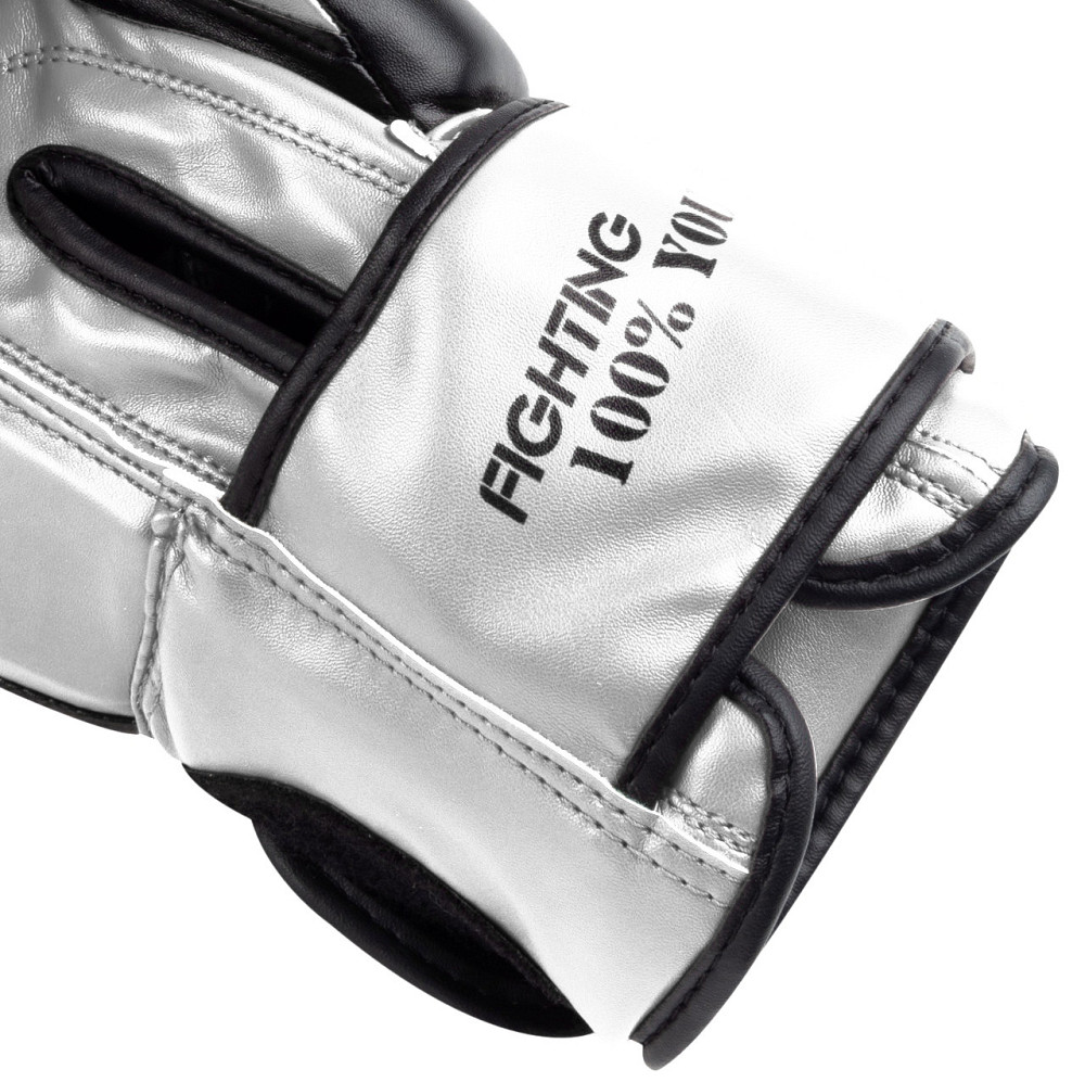 Боксерські рукавиці PowerPlay 3004 Classic Чорно-Білі 16 унцій Каменское - изображение 10