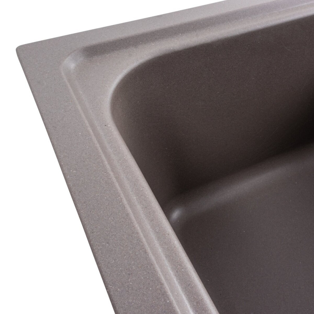 PLATINUM Гранітна мийка для кухні Platinum 7950 Equatoria матова Дюна Київ - фото 4