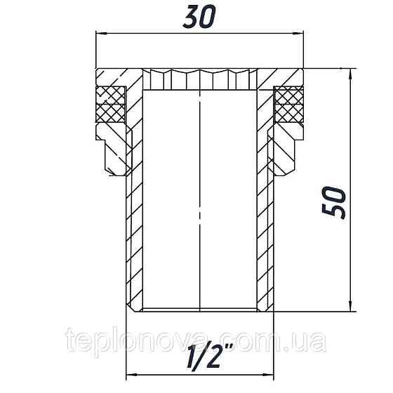 Врізка в бак 1/2"Н неіржавка SO332S OPTIMUM Чернівці