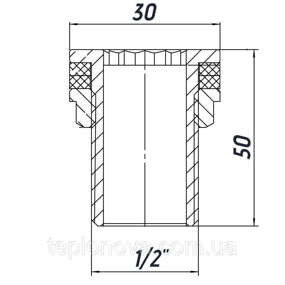 Врезка в бак 1/2″Н нержавеющая SO332S OPTIMUM Черновцы - изображение 4