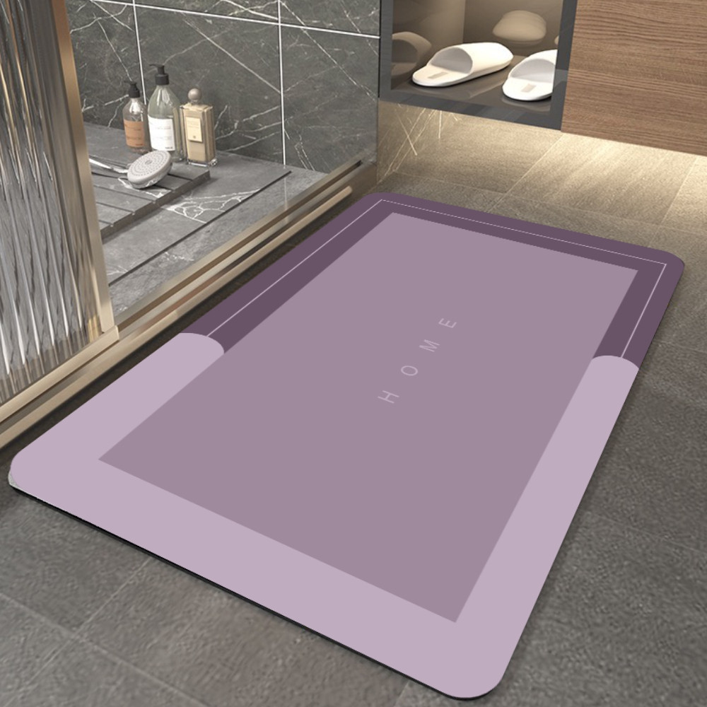 Диатомитовый коврик Aquarius Home для ванной Суперпоглощающий 50х80 см Кофе Буча - изображение 1