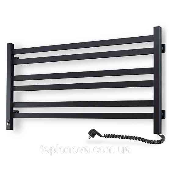 Рушникосушка електрична NAVIN Авангард 900х500 Sensor, чорний муар, права, таймер Чернівці