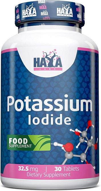 Йодид калия Haya Labs Potassium Iodide 32,5mg 30tabl Луцк - изображение 1