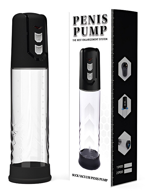 Автоматична вакуумна помпа із зарядкою від USB CANWIN Penis Pump - P402AU Sex Aura Київ - фото 1